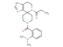 N,N-dimethyl-2-[(5-propionyl-1,5,6,7-tetrahydro-1'H-spiro[imidazo[4,5-c]pyridine-4,4'-piperidin]-1'-yl)carbonyl]aniline