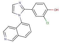 2-chloro-4-(1-isoquinolin-5-yl-1H-imidazol-2-yl)phenol