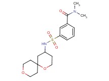 3-[(1,9-dioxaspiro[5.5]undec-4-ylamino)sulfonyl]-N,N-dimethylbenzamide