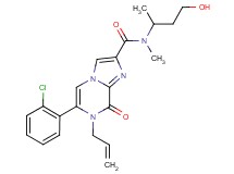 7-allyl-6-(2-chlorophenyl)-N-(3-hydroxy-1-methylpropyl)-N-methyl-8-oxo-7,8-dihydroimidazo[1,2-a]pyrazine-2-carboxamide