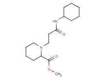 methyl 1-[3-(cyclohexylamino)-3-oxopropyl]piperidine-2-carboxylate