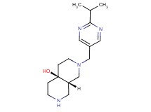 rel-(4aS,8aS)-2-[(2-isopropyl-5-pyrimidinyl)methyl]octahydro-2,7-naphthyridin-4a(2H)-ol dihydrochloride