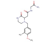 N~2~-{[1-(4-methoxy-3-methylbenzyl)-3-oxo-2-piperazinyl]acetyl}glycinamide