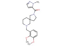 7-(2,3-dimethoxybenzyl)-2-[(1-methyl-1H-pyrazol-5-yl)carbonyl]-2,7-diazaspiro[4.5]decane