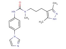 N-[3-(3,5-dimethyl-1H-pyrazol-4-yl)propyl]-N'-[4-(1H-imidazol-1-yl)phenyl]-N-methylurea