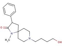 8-(4-hydroxybutyl)-1-methyl-3-phenyl-1,8-diazaspiro[4.5]decan-2-one