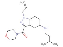 1-allyl-N-(3-methylbutyl)-3-(4-morpholinylcarbonyl)-4,5,6,7-tetrahydro-1H-indazol-5-amine