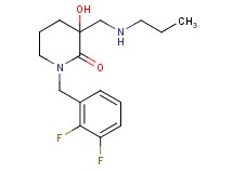 1-(2,3-difluorobenzyl)-3-hydroxy-3-[(propylamino)methyl]-2-piperidinone