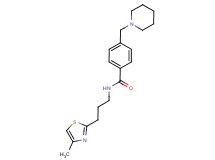 N-[3-(4-methyl-1,3-thiazol-2-yl)propyl]-4-(1-piperidinylmethyl)benzamide