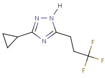 3-cyclopropyl-5-(3,3,3-trifluoropropyl)-1H-1,2,4-triazole