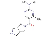 5-[(3aR*,6aS*)-hexahydropyrrolo[3,4-c]pyrrol-2(1H)-ylcarbonyl]-N,N,4-trimethylpyrimidin-2-amine