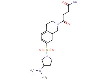 4-[7-{[3-(dimethylamino)pyrrolidin-1-yl]sulfonyl}-3,4-dihydroisoquinolin-2(1H)-yl]-4-oxobutanamide