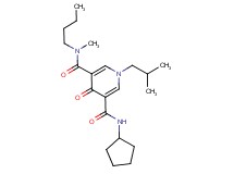 N-butyl-N'-cyclopentyl-1-isobutyl-N-methyl-4-oxo-1,4-dihydro-3,5-pyridinedicarboxamide