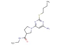 1-[6-amino-2-(butylthio)pyrimidin-4-yl]-N-ethylpyrrolidine-3-carboxamide