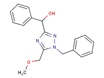 [1-benzyl-5-(methoxymethyl)-1H-1,2,4-triazol-3-yl](phenyl)methanol