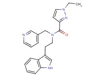 1-ethyl-N-[2-(1H-indol-3-yl)ethyl]-N-(pyridin-3-ylmethyl)-1H-pyrazole-3-carboxamide