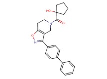 1-[(3-biphenyl-4-yl-6,7-dihydroisoxazolo[4,5-c]pyridin-5(4H)-yl)carbonyl]cyclopentanol