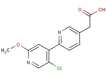 (5'-chloro-2'-methoxy-2,4'-bipyridin-5-yl)acetic acid