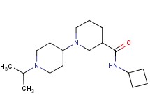 N-cyclobutyl-1'-isopropyl-1,4'-bipiperidine-3-carboxamide