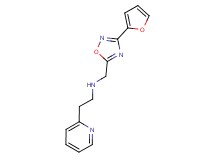 N-{[3-(2-furyl)-1,2,4-oxadiazol-5-yl]methyl}-2-pyridin-2-ylethanamine
