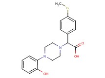 [4-(2-hydroxyphenyl)piperazin-1-yl][4-(methylthio)phenyl]acetic acid
