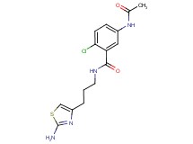 5-(acetylamino)-N-[3-(2-amino-1,3-thiazol-4-yl)propyl]-2-chlorobenzamide