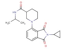 1-(2-cyclopropyl-1,3-dioxo-2,3-dihydro-1H-isoindol-4-yl)-N-isopropyl-3-piperidinecarboxamide