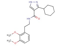 3-cyclohexyl-N-[2-(2,3-dimethoxyphenyl)ethyl]-1H-pyrazole-4-carboxamide