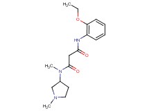 N'-(2-ethoxyphenyl)-N-methyl-N-(1-methylpyrrolidin-3-yl)malonamide