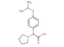 (4-isopropoxyphenyl)(pyrrolidin-1-yl)acetic acid