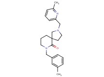 7-(3-methylbenzyl)-2-[(6-methyl-2-pyridinyl)methyl]-2,7-diazaspiro[4.5]decan-6-one