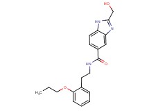2-(hydroxymethyl)-N-[2-(2-propoxyphenyl)ethyl]-1H-benzimidazole-5-carboxamide