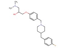 1-(dimethylamino)-3-(4-{[4-(4-fluorobenzyl)-1-piperidinyl]methyl}phenoxy)-2-propanol