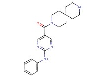 5-(3,9-diazaspiro[5.5]undec-3-ylcarbonyl)-N-phenyl-2-pyrimidinamine hydrochloride