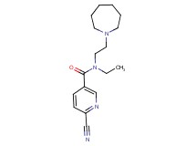 N-(2-azepan-1-ylethyl)-6-cyano-N-ethylnicotinamide
