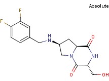 (3R,7S,8aS)-7-[(3,4-difluorobenzyl)amino]-3-(hydroxymethyl)hexahydropyrrolo[1,2-a]pyrazine-1,4-dione