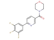 4-{[6-(3,4,5-trifluorophenyl)pyridin-3-yl]carbonyl}morpholine