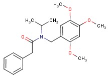 N-isopropyl-2-phenyl-N-(2,4,5-trimethoxybenzyl)acetamide