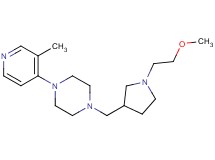 1-{[1-(2-methoxyethyl)-3-pyrrolidinyl]methyl}-4-(3-methyl-4-pyridinyl)piperazine bis(trifluoroacetate)