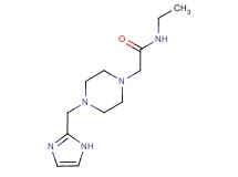 N-ethyl-2-[4-(1H-imidazol-2-ylmethyl)-1-piperazinyl]acetamide