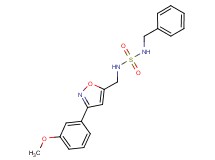 N-benzyl-N'-{[3-(3-methoxyphenyl)isoxazol-5-yl]methyl}sulfamide