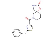 7-[(2-benzyl-1,3-thiazol-4-yl)carbonyl]-1-oxa-3,7-diazaspiro[4.5]decan-2-one