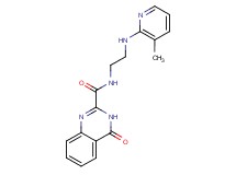 N-{2-[(3-methylpyridin-2-yl)amino]ethyl}-4-oxo-3,4-dihydroquinazoline-2-carboxamide