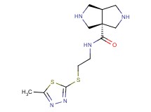 cis-N-{2-[(5-methyl-1,3,4-thiadiazol-2-yl)thio]ethyl}hexahydropyrrolo[3,4-c]pyrrole-3a(1H)-carboxamide