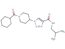 1-[1-(cyclohexylcarbonyl)-4-piperidinyl]-N-isobutyl-1H-1,2,3-triazole-4-carboxamide