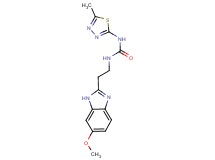 N-[2-(6-methoxy-1H-benzimidazol-2-yl)ethyl]-N'-(5-methyl-1,3,4-thiadiazol-2-yl)urea