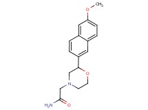 2-[2-(6-methoxy-2-naphthyl)morpholin-4-yl]acetamide