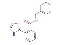 N-(cyclohex-1-en-1-ylmethyl)-2-(1H-imidazol-2-yl)benzamide
