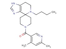 5-butyl-1'-[(4,6-dimethylpyridin-3-yl)carbonyl]-1,5,6,7-tetrahydrospiro[imidazo[4,5-c]pyridine-4,4'-piperidine]