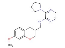 N-[(7-methoxy-3,4-dihydro-2H-chromen-3-yl)methyl]-3-pyrrolidin-1-ylpyrazin-2-amine